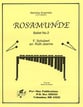 ROSAMUNDE BALLET #2 MARIMBA ENSEMBLE cover